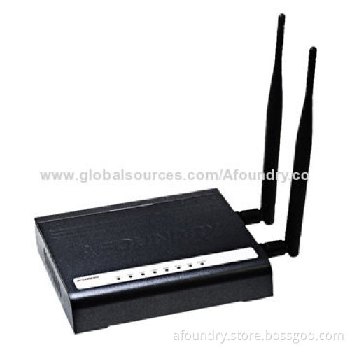 2.4GHz 300Mbps High-power Metal Casing Wireless Router with Long Distance Up to 1.2km
